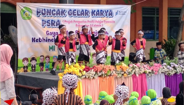 Menumbuhkan Generasi Pelajar Rahmatan lil Alamin, MI Darul Ulum Tapen Gelar Puncak Karya P5RA