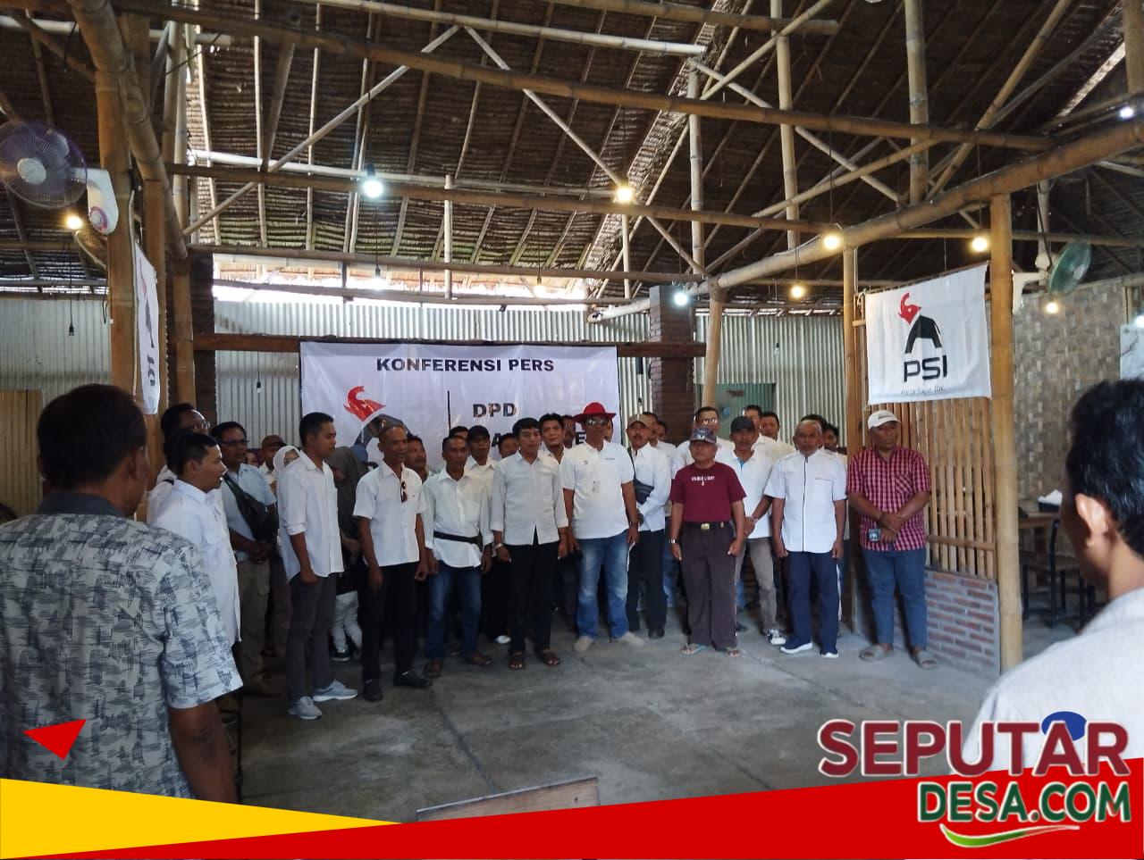 Foto : pengurus DPD dan DPC PSI Partai Super Tbk Kabupaten Lumajang Periode 2025-2030.