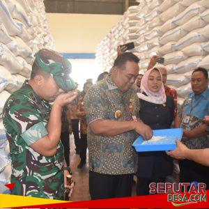 Dandim Beserta Forkompinda Kabupaten Grobogan Sidak Gudang Bulog