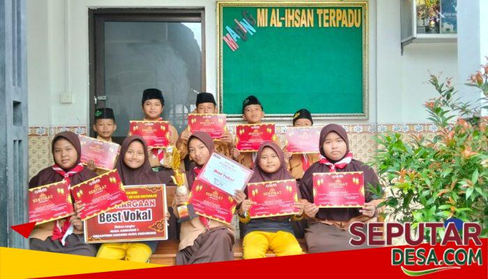 MI Al Ihsan Terpadu Kedinding Raih Juara Best Vocal di Fesban Kabupaten Sidoarjo