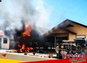 Heboh! Polsek Muara Batanggadis Dibakar Massa, Polisi Bantah Lepas Bandar Narkoba