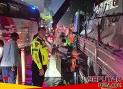 Road Barrier Beton Dipasang di Depan Exit Terminal Purabaya untuk Kurangi Macet