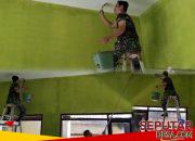 Peduli Sarana Ibadah, Koramil 0819/18 Pandaan Gelar Karya Bakti Perbaiki Masjid Baitussalam