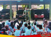 Belajar di Markas TNI, Siswa MI Thoriqul Huda Kenal Dunia Militer Sejak Dini