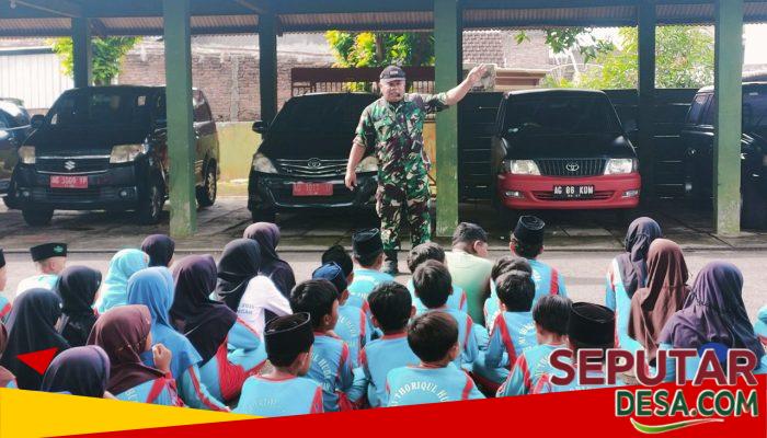 Belajar di Markas TNI, Siswa MI Thoriqul Huda Kenal Dunia Militer Sejak Dini