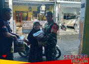 Jumat Berkah, Koramil 0819/23 Sukorejo Berbagi Sesama