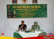 Dandim Grobogan Kunjungi Koramil 08/Tawangharjo Dan Koramil 16/Pulokulon, Ingatkan Anggota Bekerja Keras Mendukung Program Pemerintah