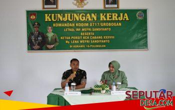 Dandim Grobogan Kunjungi Koramil 08/Tawangharjo Dan Koramil 16/Pulokulon, Ingatkan Anggota Bekerja Keras Mendukung Program Pemerintah
