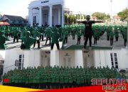 Jaga Kebugaran dan Pererat Solidaritas, Persit KCK Cabang XXXIII Kodim Pasuruan Gelar Pertemuan Gabungan dengan Olahraga Bersama