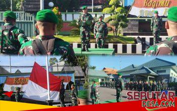 Tanamkan Disiplin dan Loyalitas, Kodim 0819/Pasuruan Gelar Upacara Bendera