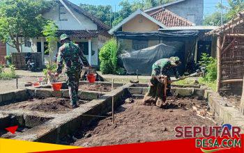 Kodim 0819/Pasuruan Bersama Warga Gelar Pra-TMMD di Desa Wonosari