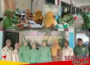 Persit KCK Cabang XXXIII Dim 0819 Gelar Penyuluhan Kesehatan Jantung dan Pemeriksaan CKG–EKG