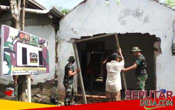 Semangat Kebersamaan Warnai Rehabilitasi RTLH Program TMMD Ke-127