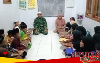 Mengaji Bersama TNI di Lokasi TMMD, Tanamkan Nilai Religius bagi Generasi Muda