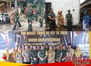 Tim Wasev Tinjau Lokasi TMMD Ke-127 Kodim 0819/Pasuruan di Desa Wonosari
