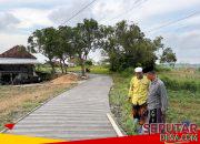 Belasan Tahun Terbengkalai, Pemuda Tobai Timur Sokobanah Gerakkan Swadaya Rp600 Juta untuk Perbaikan Jalan Poros Desa.