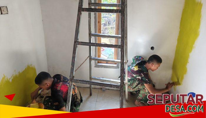 Dari Kusam ke Cerah, Kisah Inspiratif Rehabilitasi Rumah di Tangan Satgas TMMD Ke-127 Kodim 0819/Pasuruan