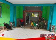 Dari Noda Cat ke Lantai Mengkilap, Dedikasi TMMD Kodim Pasuruan untuk Generasi Muda