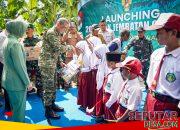 Pangdam V/Brawijaya Hadiri Launching 200 Jembatan Perintis Garuda Bersama Kasad di Nganjuk