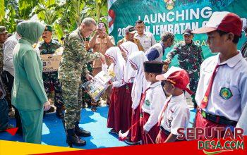 Pangdam V/Brawijaya Hadiri Launching 200 Jembatan Perintis Garuda Bersama Kasad di Nganjuk