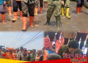 Kepedulian di Tengah Bencana, Dandim 0819 Pasuruan Dampingi Kepala BNPB Tinjau Lokasi Banjir