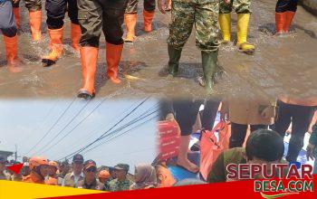 Kepedulian di Tengah Bencana, Dandim 0819 Pasuruan Dampingi Kepala BNPB Tinjau Lokasi Banjir