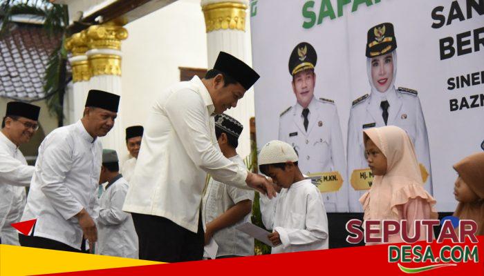 Bupati Subandi Santuni Anak Yatim dalam Safari Ramadhan di Pendopo Delta Wibawa
