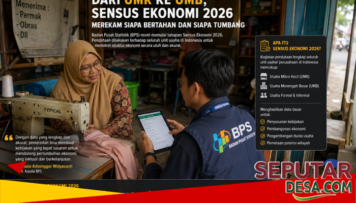 Dari UMK ke UMB, Sensus Ekonomi 2026 Merekam Siapa Bertahan dan Siapa Tumbang