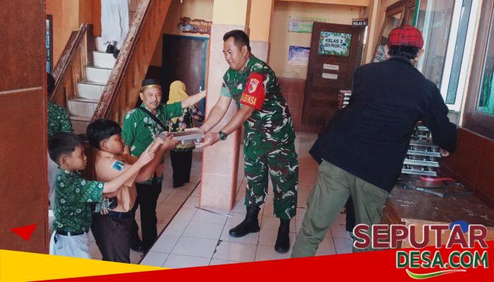 Gizi Gratis Mengalir ke Sekolah, Babinsa Kawal Distribusi