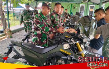 Tegakkan Disiplin dan Cegah Kecelakaan, Staf Intel Kodim Gelar Pemeriksaan Kelayakan Kendaraan