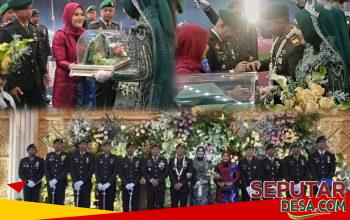 Pedang Pora Mengiringi Ikatan Suci, Dandim 0819 Pasuruan Sematkan Cincin di Pernikahan Perwira TNI AD