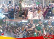 Babinsa Karangrejo Hadirkan Keteduhan, Sertu Sandy Monitoring Pengajian Akbar dan Wisuda Santri Al-Falah