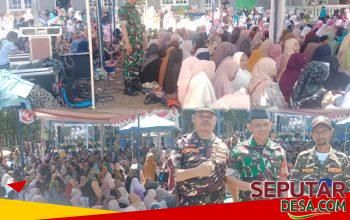 Babinsa Karangrejo Hadirkan Keteduhan, Sertu Sandy Monitoring Pengajian Akbar dan Wisuda Santri Al-Falah