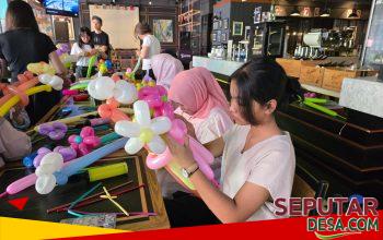 Semangat Kartini, Workshop Buket Balon Hidupkan Kreativitas Perempuan di Surabaya