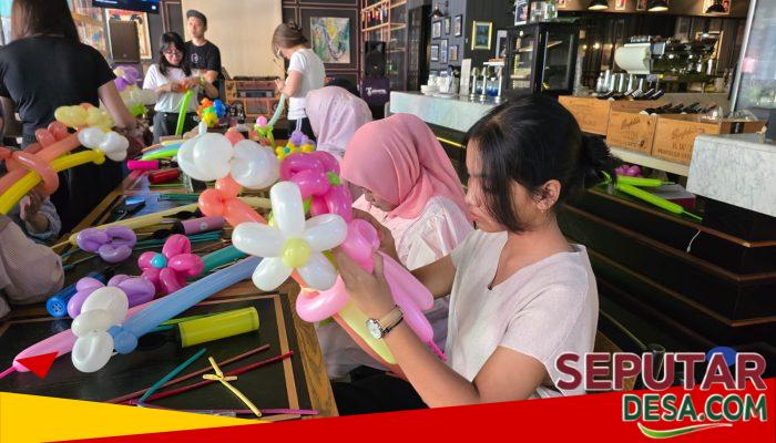 Semangat Kartini, Workshop Buket Balon Hidupkan Kreativitas Perempuan di Surabaya