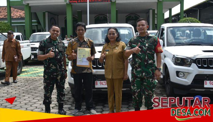 Dandim Grobogan Serahkan 50 Pickup Untuk Operasional Koperasi Merah Putih 