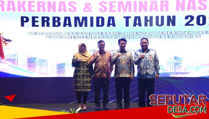 Jadi Tuan Rumah Rakernas Perbamida, Sidoarjo Pamerkan Kesuksesan Bunga Rendah bagi UMKM