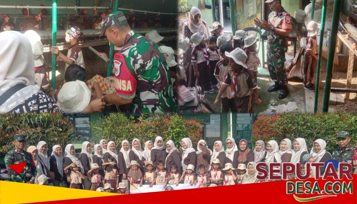 Seru dan Edukatif! Anak PAUD Widya Bunda Outing Class ke Koramil Sukorejo