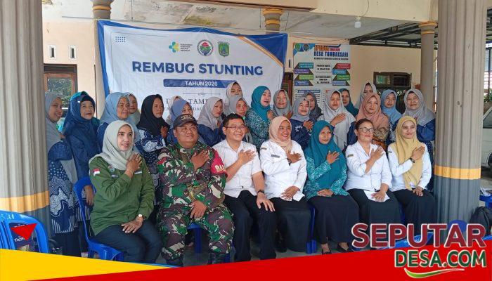 Tekan Angka Stunting, Babinsa Tambaksari Aktif Dampingi Program Desa