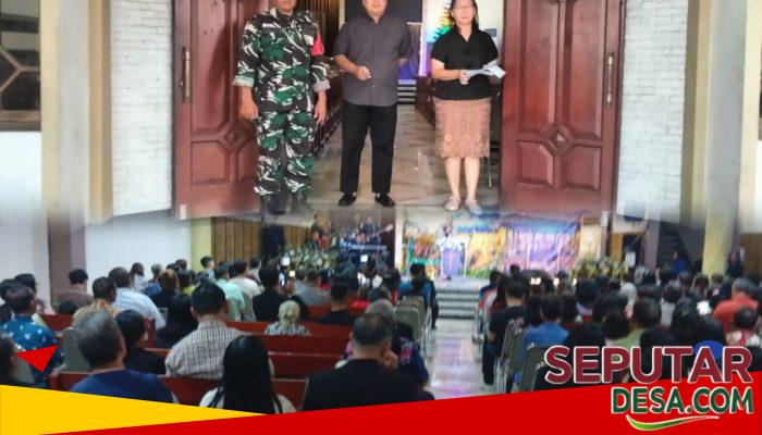 Ciptakan Rasa Aman, Babinsa Koramil Gempol Pantau Jalannya Ibadah Gereja