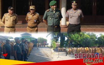 Perkuat Soliditas Wilayah, Danramil Bangil Hadiri Apel Sinergitas Tiga Pilar
