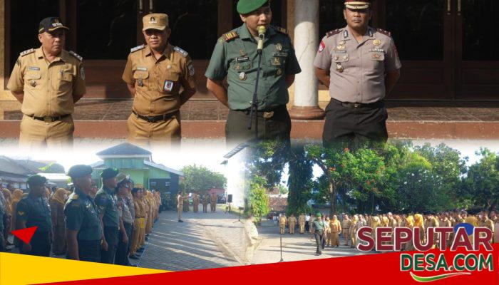 Perkuat Soliditas Wilayah, Danramil Bangil Hadiri Apel Sinergitas Tiga Pilar
