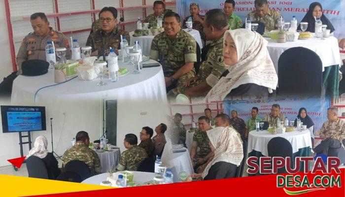 Perkuat Ekonomi Desa, Pabung Kodim 0819 Dampingi Kasrem dalam Vicon Presiden RI