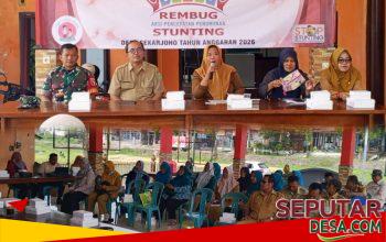 Sinergi Lintas Sektor, Babinsa Sekarjoho Kawal Program Percepatan Penurunan Stunting