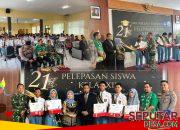 Danramil Sukorejo Hadiri Pelepasan 443 Siswa SMKN 1 Sukorejo, Kelulusan Capai 100 Persen