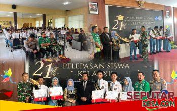 Danramil Sukorejo Hadiri Pelepasan 443 Siswa SMKN 1 Sukorejo, Kelulusan Capai 100 Persen