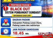 BLACKOUT SUMATRA: Gangguan Transmisi 275 kV Linggau–Lahat Picu Pemadaman Massal di Sejumlah Provinsi