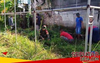 Karya Bhakti Babinsa Demi Kelancaran Aktivitas Warga