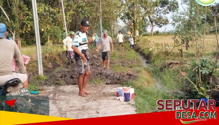 Swadaya Masyarakat Desa Jombatan Pulihkan Akses Jalan Tani dan Saluran Irigasi di Embong Genengan