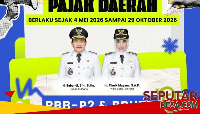 Kabar Gembira! Pemkab Sidoarjo Bebaskan Denda Pajak Daerah Mulai 4 Mei 2026